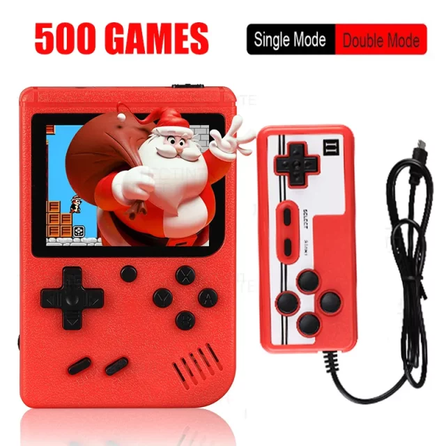 Portable Retro Mini Video Game Console 8-Bit Handheld Player Built-in 500 games AV Out.