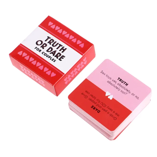 51PCS/Box Mini Small Size Truth Or Dare For Couples Cards Games