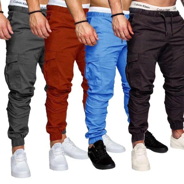 Multi-pocket Men's Cargo Trousers